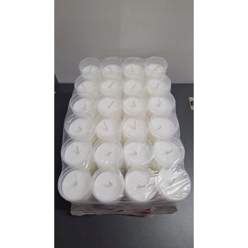 24x Wkłady parafinowe do zniczy Lux 6 dni, 21 x 6 cm