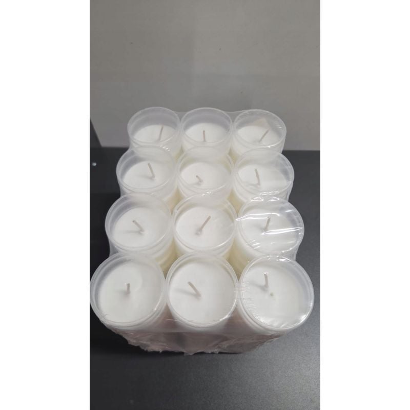12x Wkłady parafinowe do zniczy Lux 7 dni, 23 x 6 cm