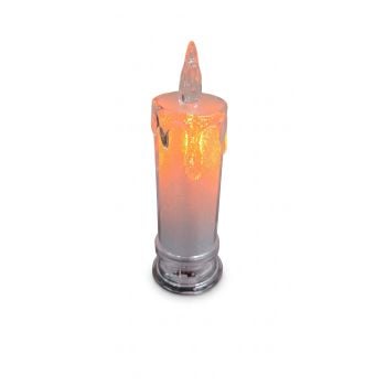 Wkład LED do znicza Świeca mrożona, 16 cm