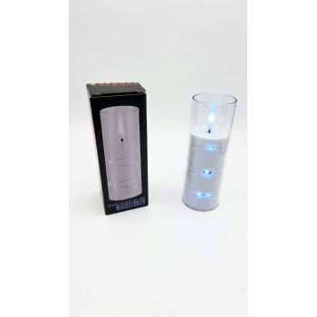 Wkład LED do znicza Grande biały, płomień biały, 15 cm